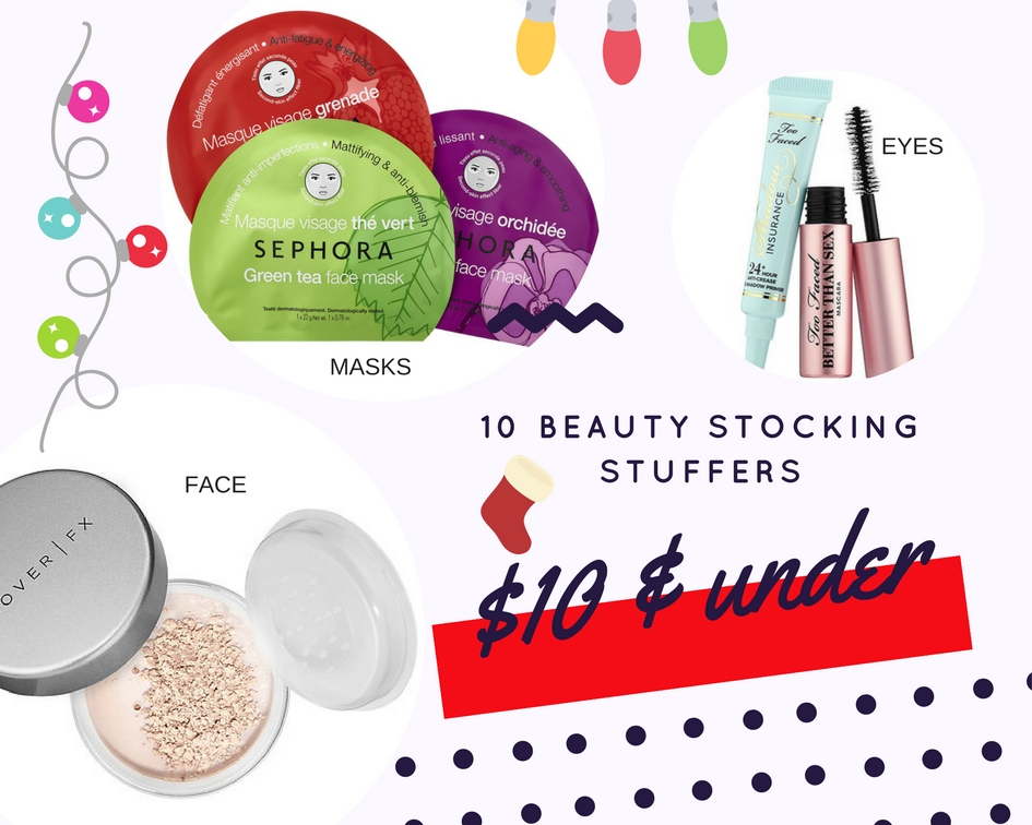 Cheap Beauty Products to put in Stockings this Christmas