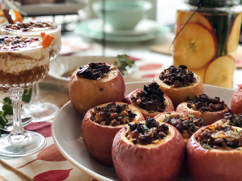 Savory Baked Apples for the Holidays