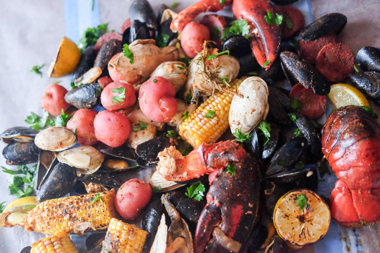 New England Style Clambake at Home